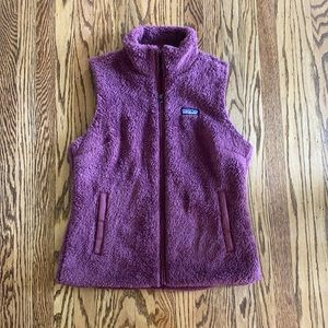 Purple Patagonia fuzzy vest